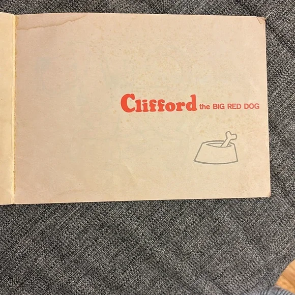 Clifford the Big Red Dog Book Vintage Copyright 1963   Birdwell FREE SHIPPING - Picture 3 of 10